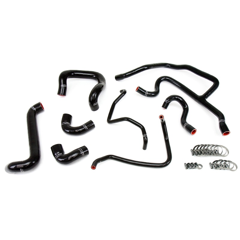 HPS Silicone Radiator + Heater Coolant Hose Kit | 1988 – 1992 BMW 325i  (57-1427-BLK)