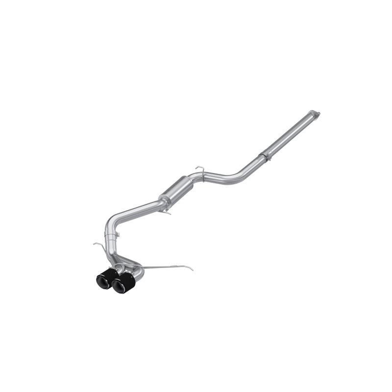 MBRP 13-18 Ford Focus ST 2.0L EcoBoost SS 3in Cat-Back Dual Outlet w/ Carbon Fiber Tips – T304
