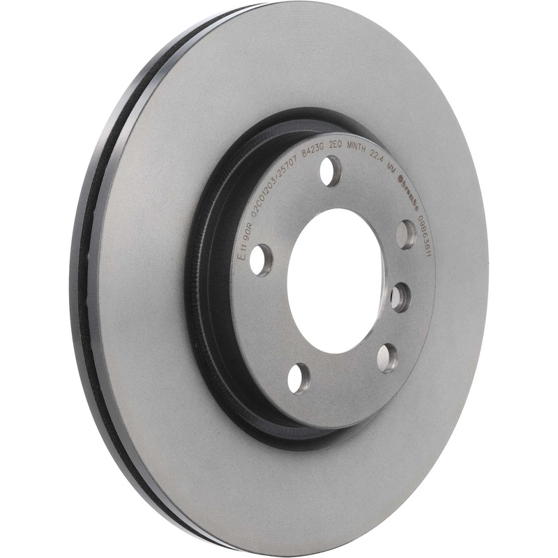PRIME UV Coated Front Disc Brake Rotor – 09.B638.11
