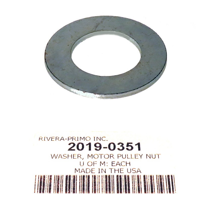 Washer, Motor Front Pulley Nut