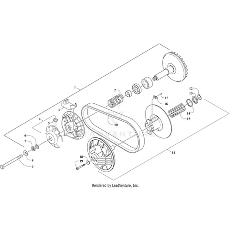 Clutch Drive – Assembly (Inc. 2 And 3) by Arctic Cat