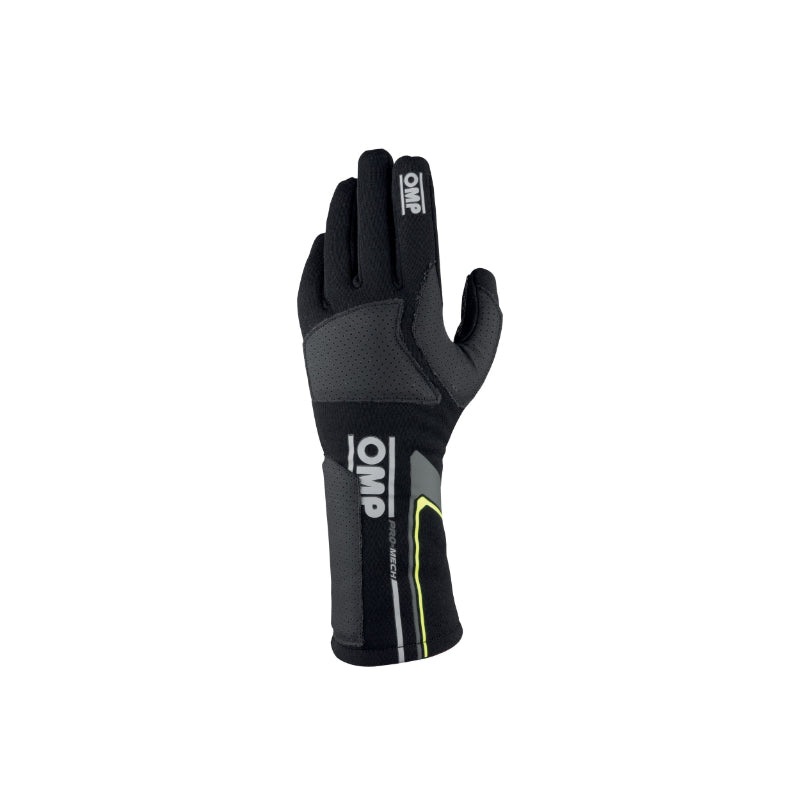 OMP Pro Mech Evo Gloves (FIA 8856-2018) – Black | Size Small