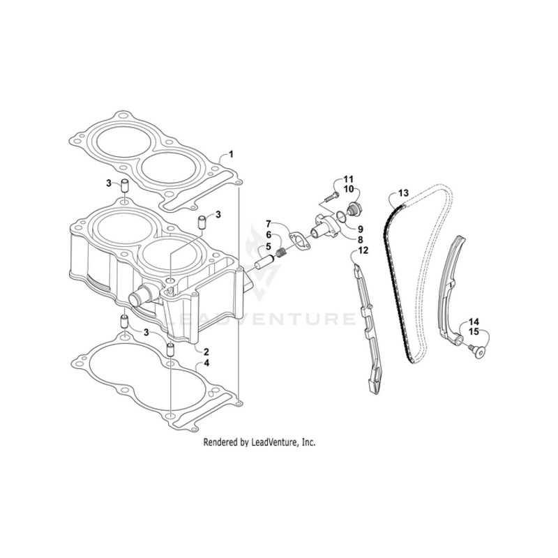 Spring Oil Tensioner By Arctic Cat