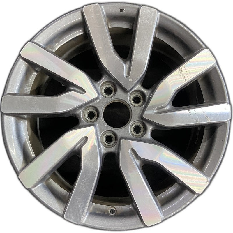 18″ PILOT 19 18×8 alloy 5 V spoke factory installed w/machined face Original OEM Wheel Rim