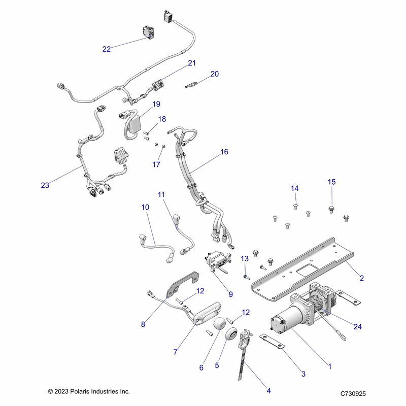Winch-Pol3500,Bt by Polaris