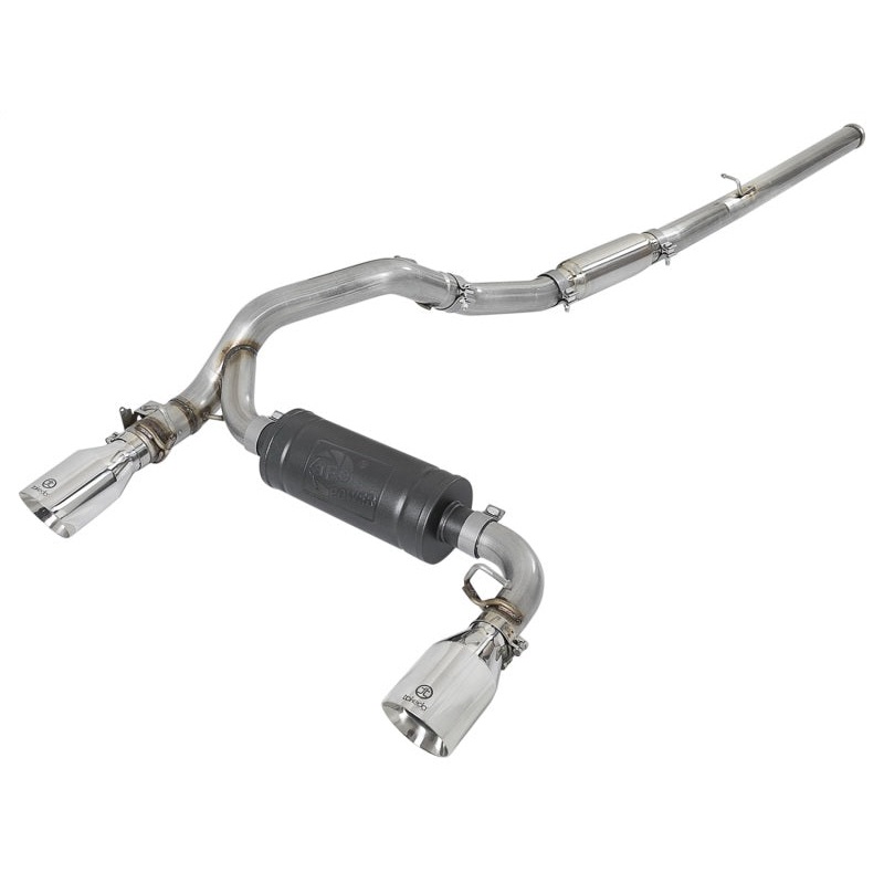 aFe Takeda 3in 304 SS Cat-Back Exhaust w/ Polished Tip 16-18 Ford Focus RS 2.3L (t)