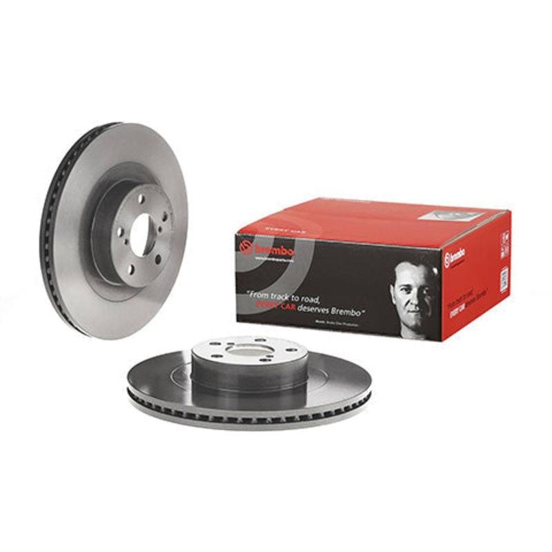 Brembo OEM Rear Brake Rotor | 2008-2014 Subaru WRX, 2017-2020 Toyota 86, and 2013-2018 Subaru BRZ (09.C662.11)