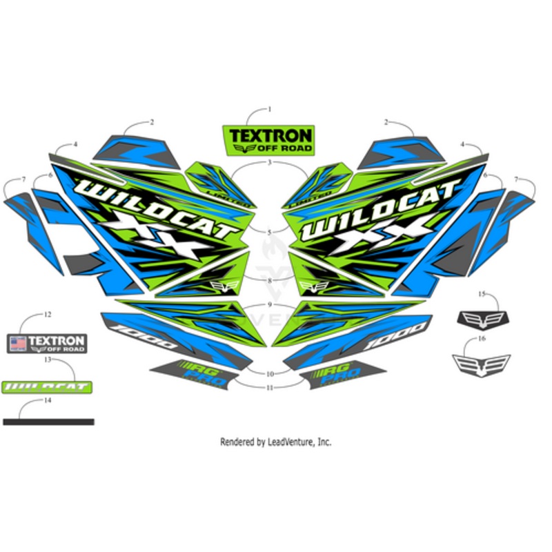 Fender Decal-Front-Right (Limited) by Arctic Cat
