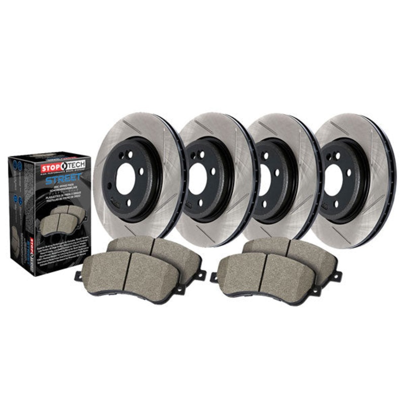 StopTech 08 Subaru Impreza WRX STi Front Slotted Sport Brake Kit