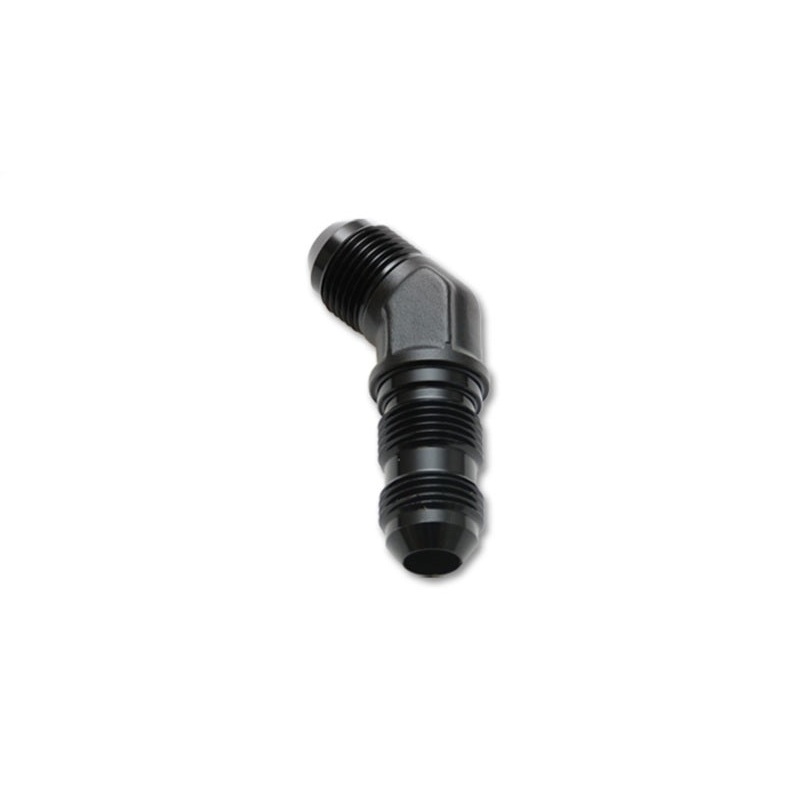Vibrant -4AN Bulkhead Adapter 45 Degree Elbow Fitting – Anodized Black Only
