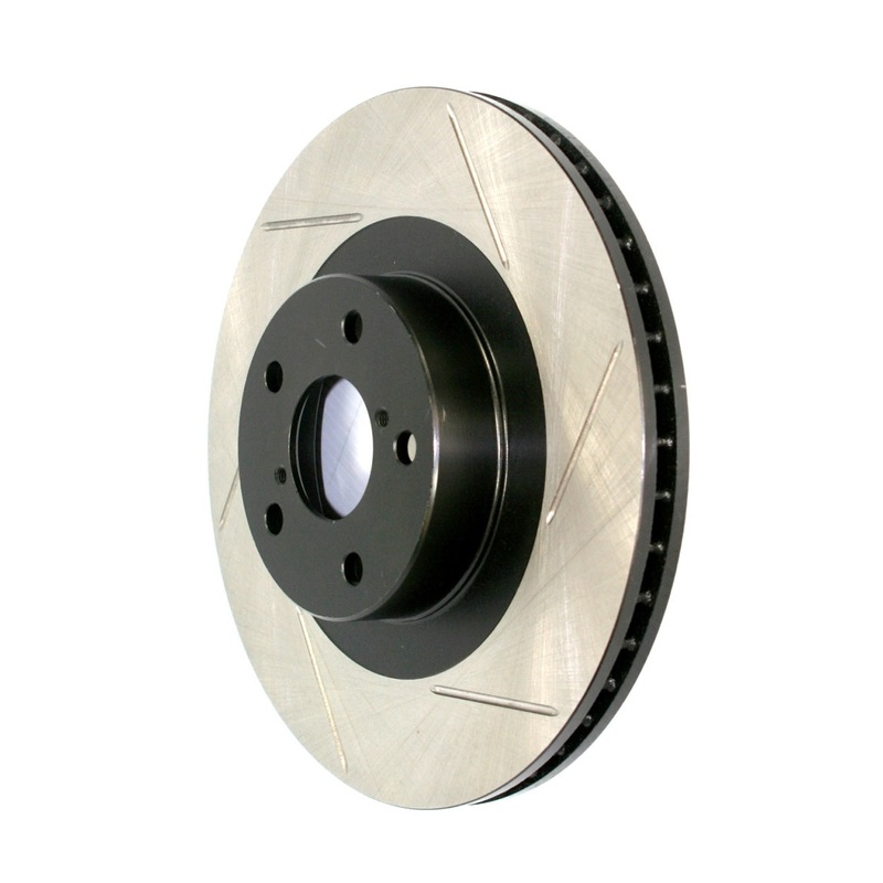 StopTech Power Slot 01-03 Audi S8 Right Rear Slotted Rotor