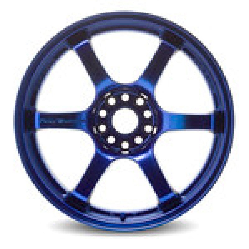 Gram Lights 57DR 18×10.5 +12 5-114.3 Sputter Blue